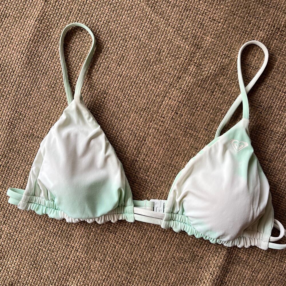 Roxy Palm Tree Dreams Reversible Triangle Bikini … - image 4